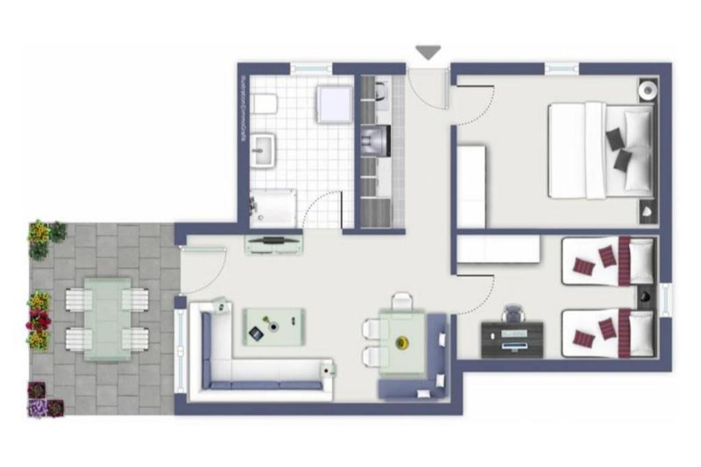 Jacobihof Haus 6 Wohnung 02 다메 외부 사진